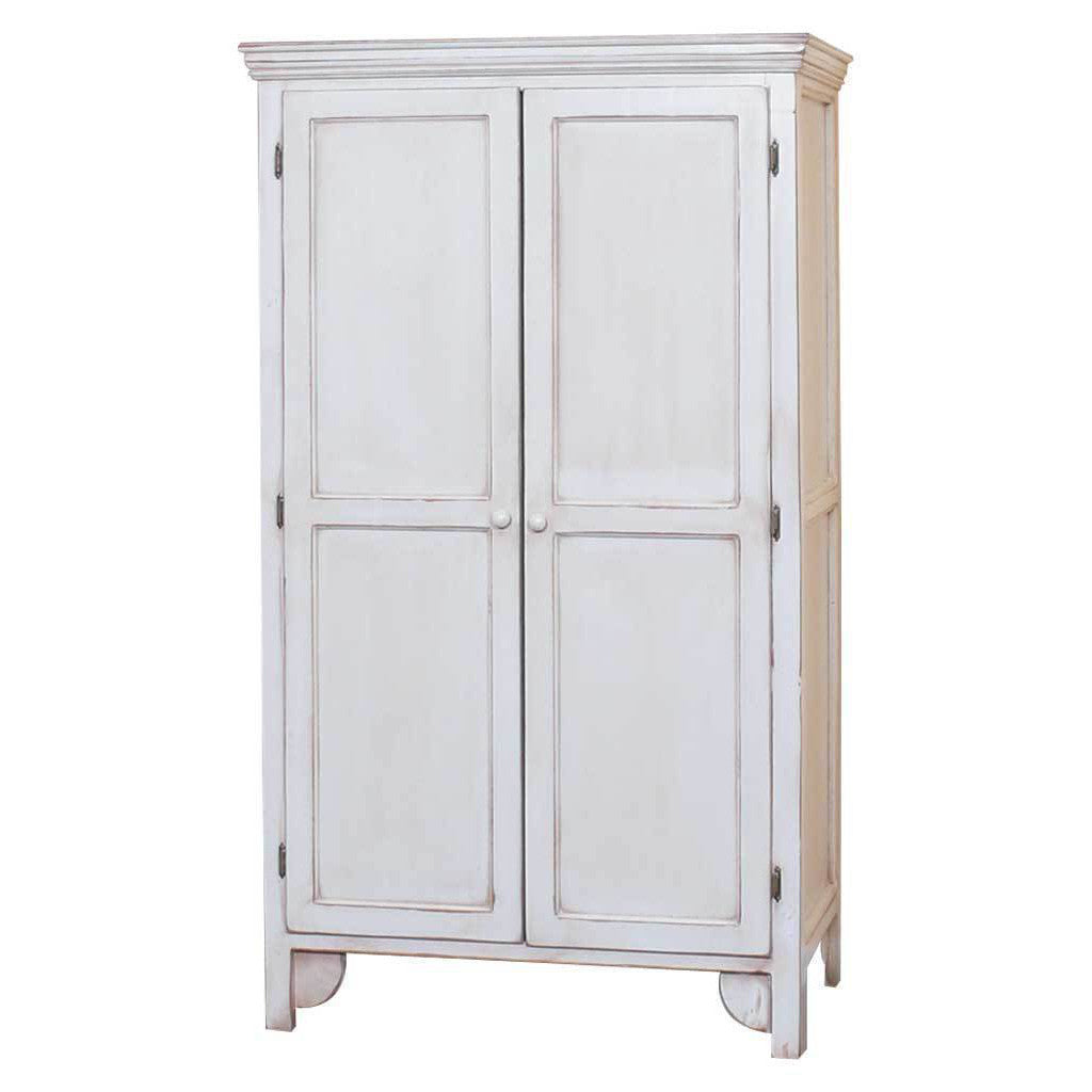 Armadio legno bianco shabby