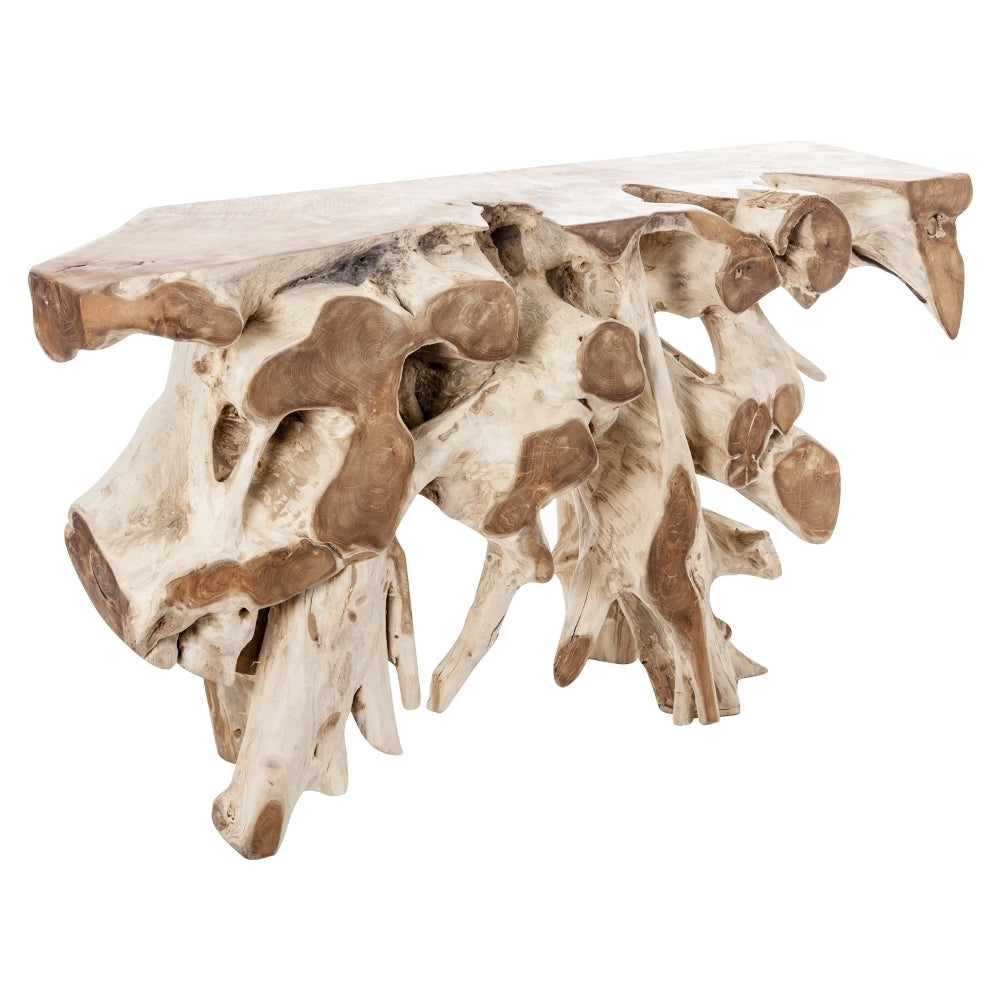 Base radice teak consolle