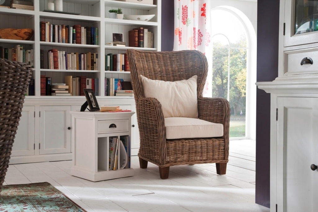 Comodino portariviste provenzale