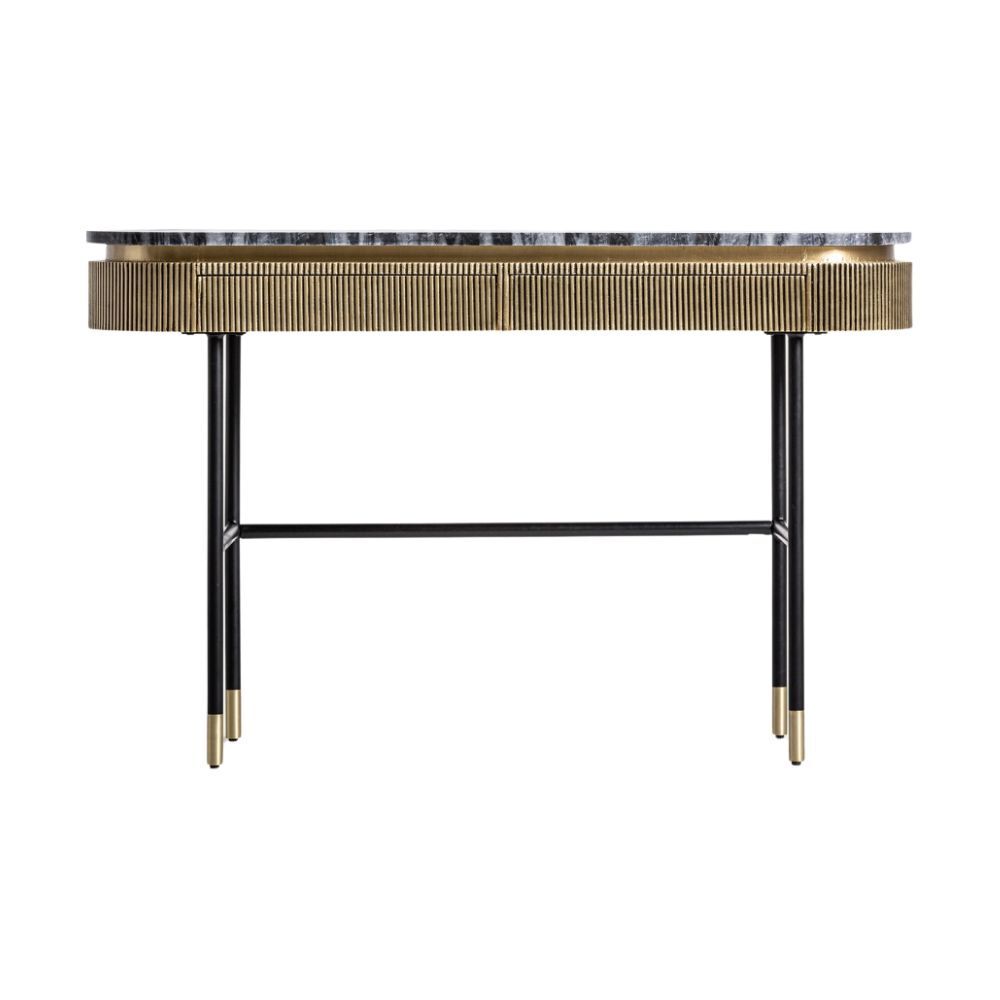 Consolle Art Decò dorata