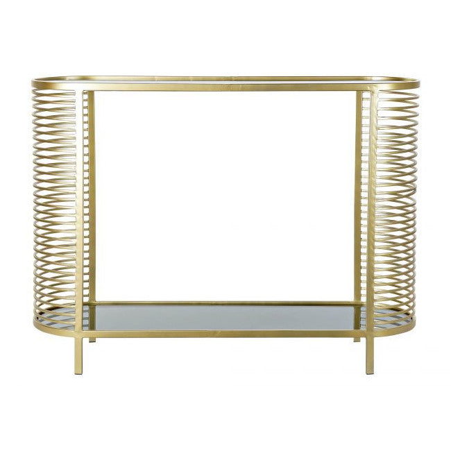 Consolle vintage dorata