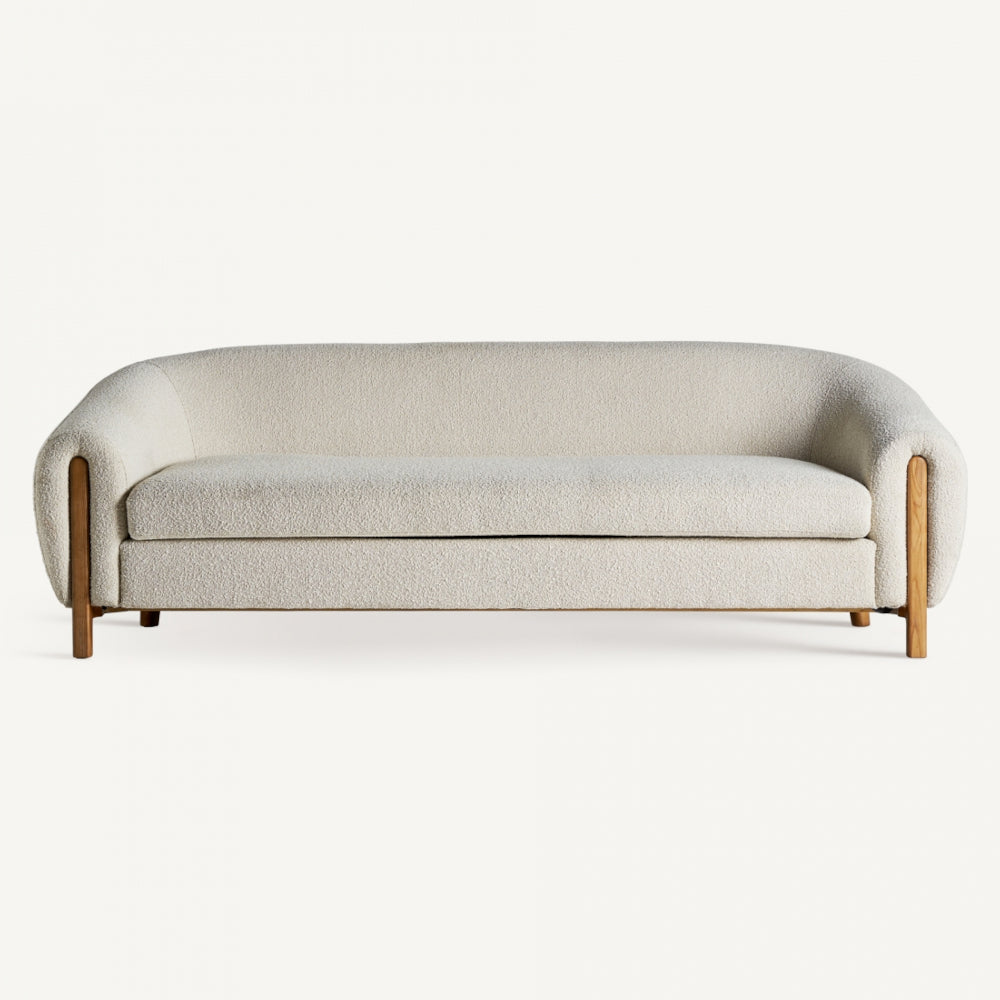 Sofà divano Bouclé Stile Coloniale