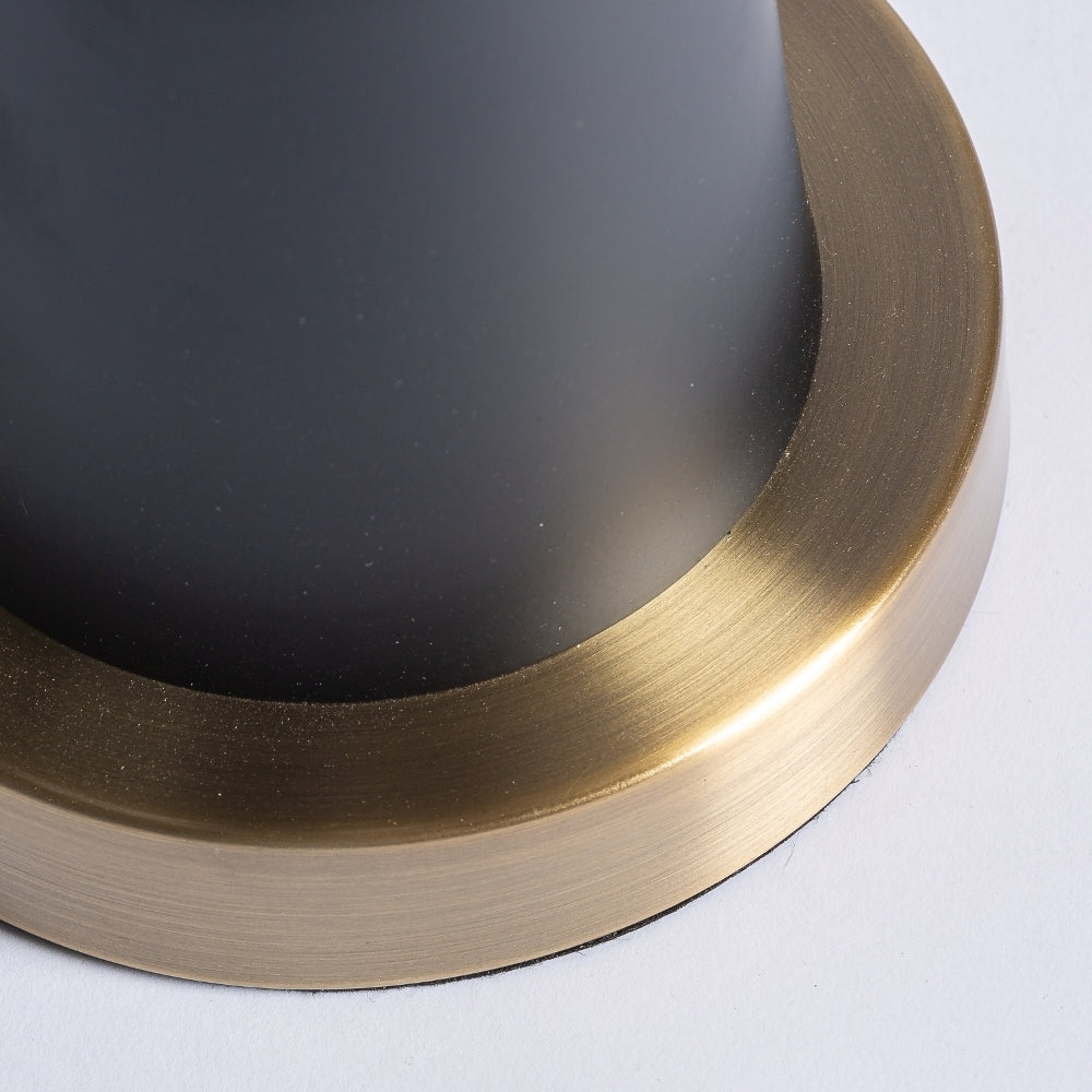 Lampada da tavolo bianco nero