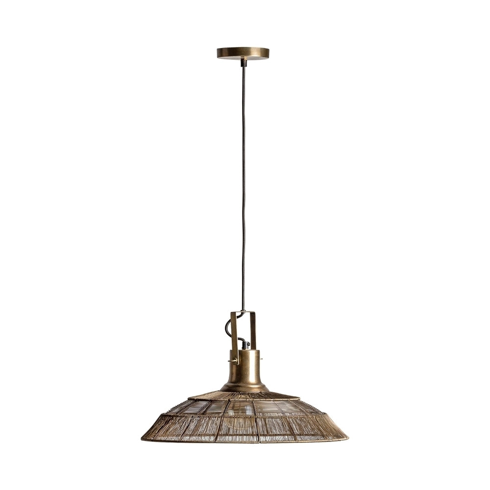 Lampadario vintage chic dorato