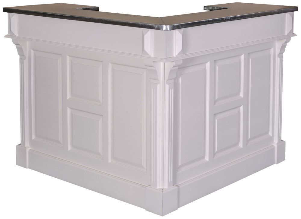 Bancone Bar Pub Bistrot Bianco shabby chic