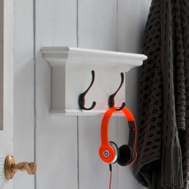 Mensola appendiabiti 2 ganci