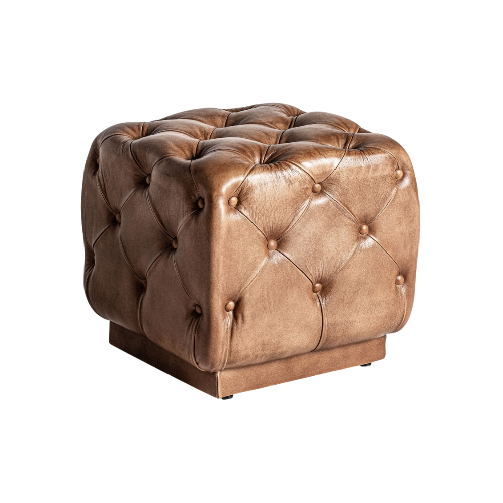 Pouf vintage capitonnè