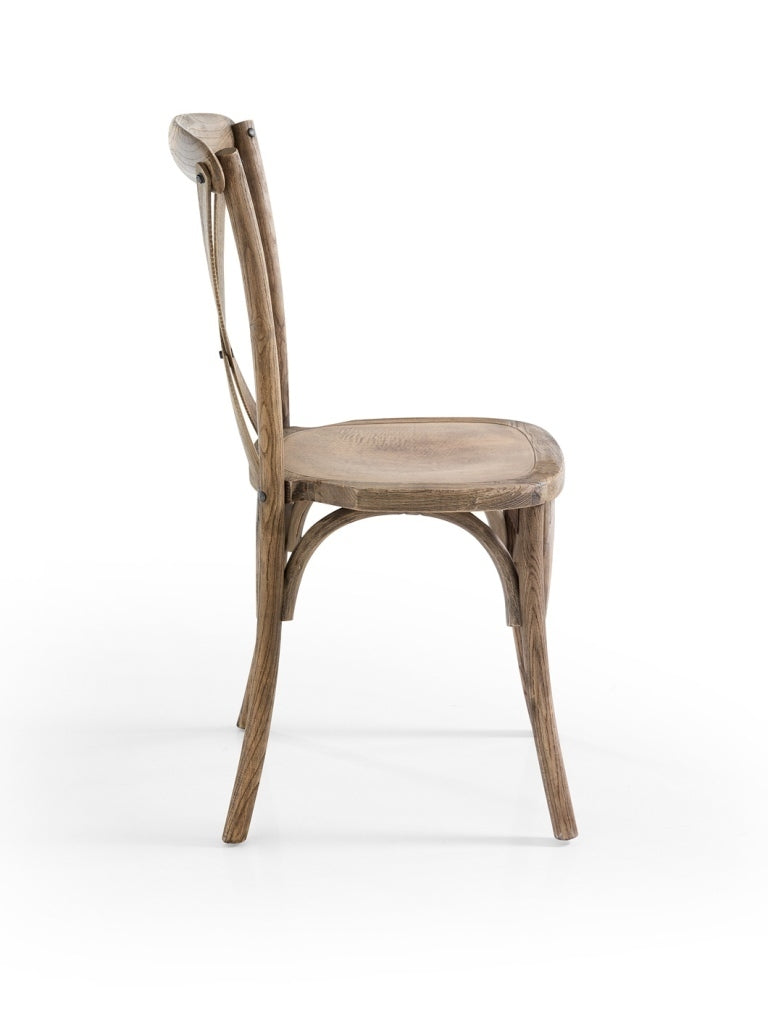 Sedia cross olmo naturale