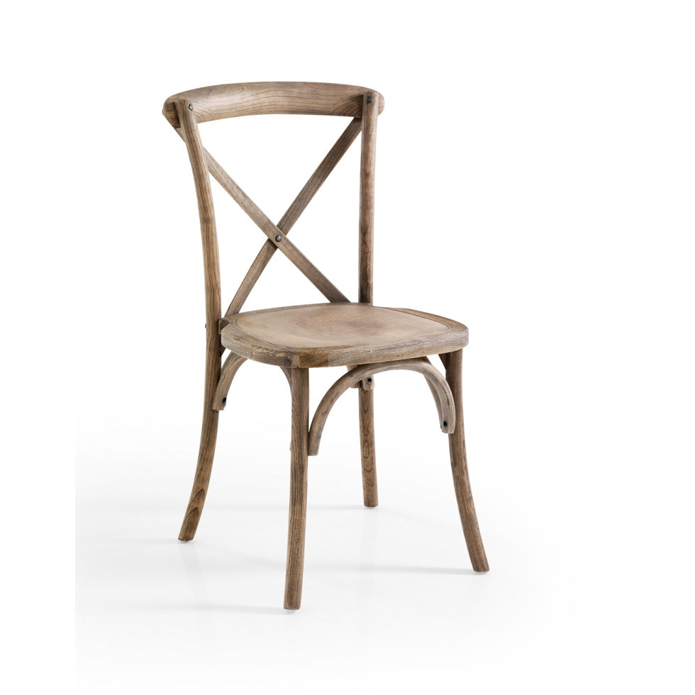 Sedia cross olmo naturale