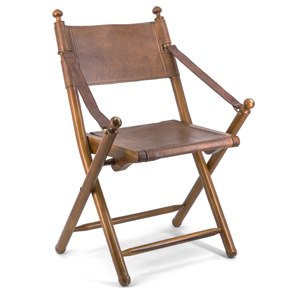 Sedia pieghevole cuoio