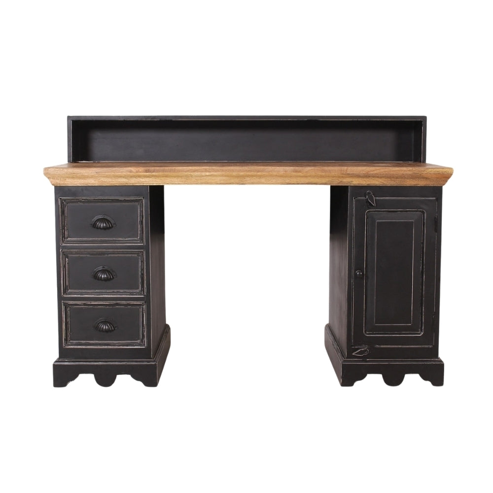 Scrivania industrial con cassetti