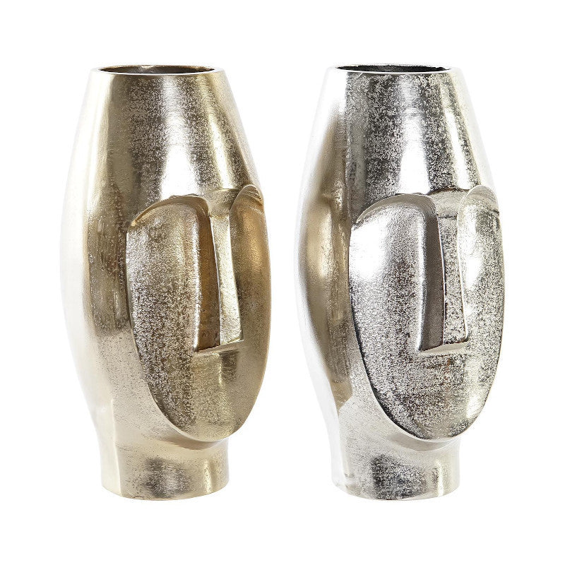 Set 2 vasi africani bicolore