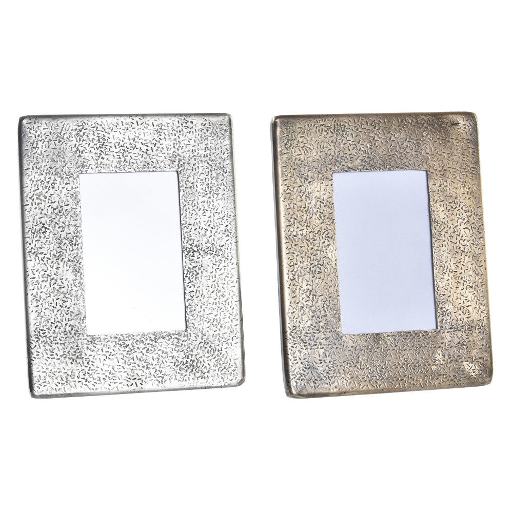 Cornice foto alluminio etnica Set 2 pz