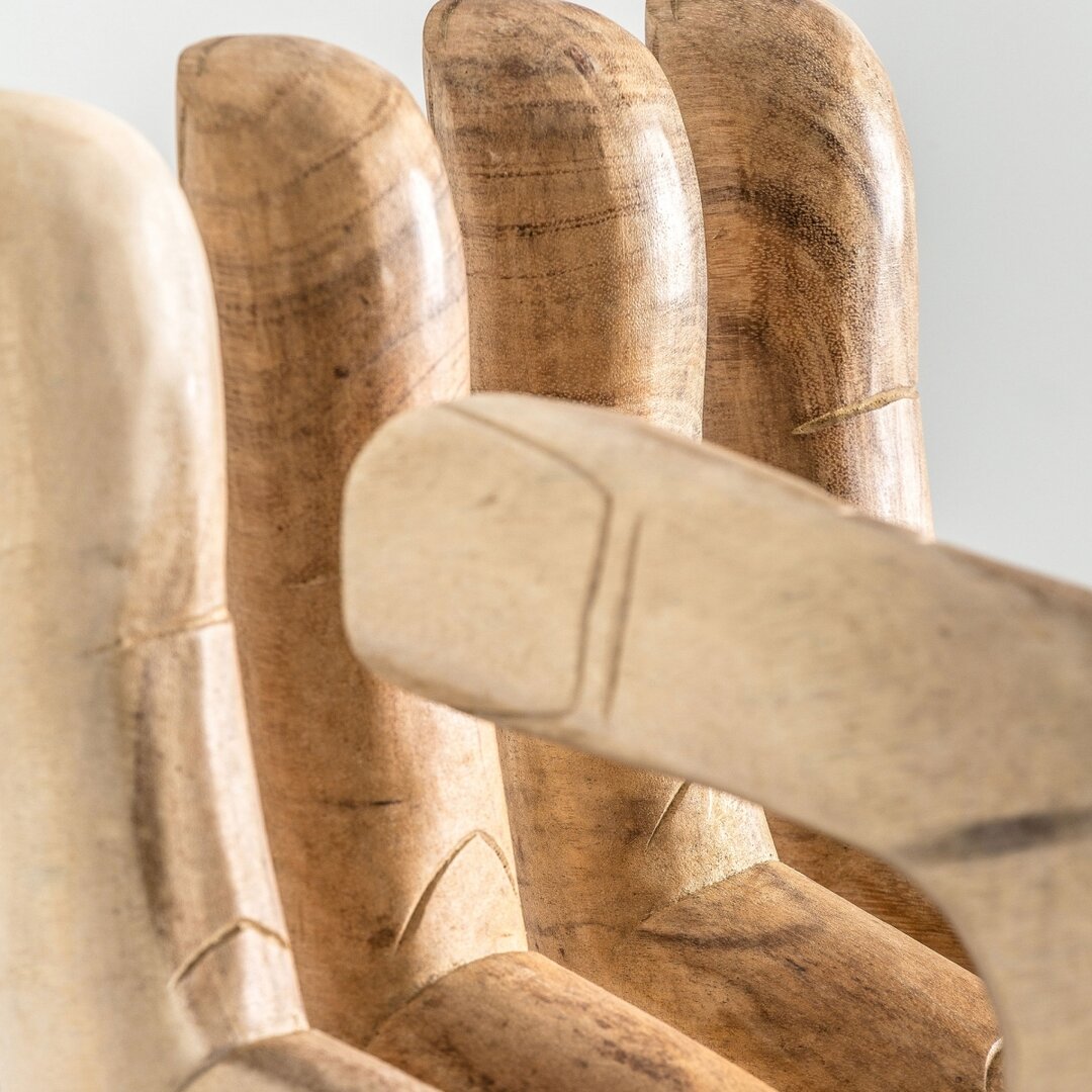 Sgabello etnico mano legno