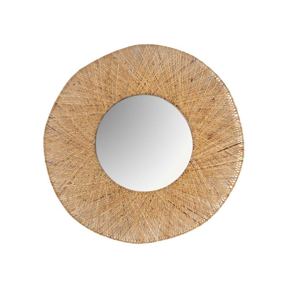 Specchio rotondo boho chic