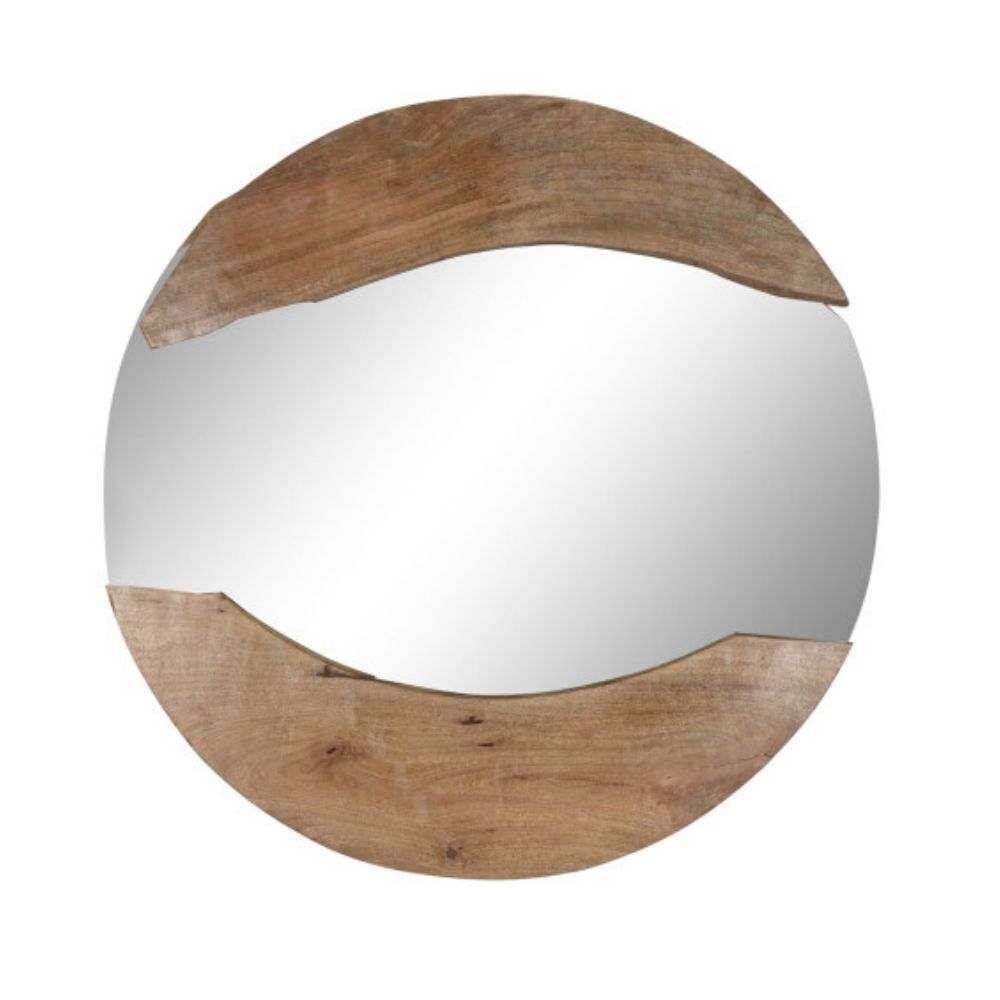 Specchio rotondo etnico