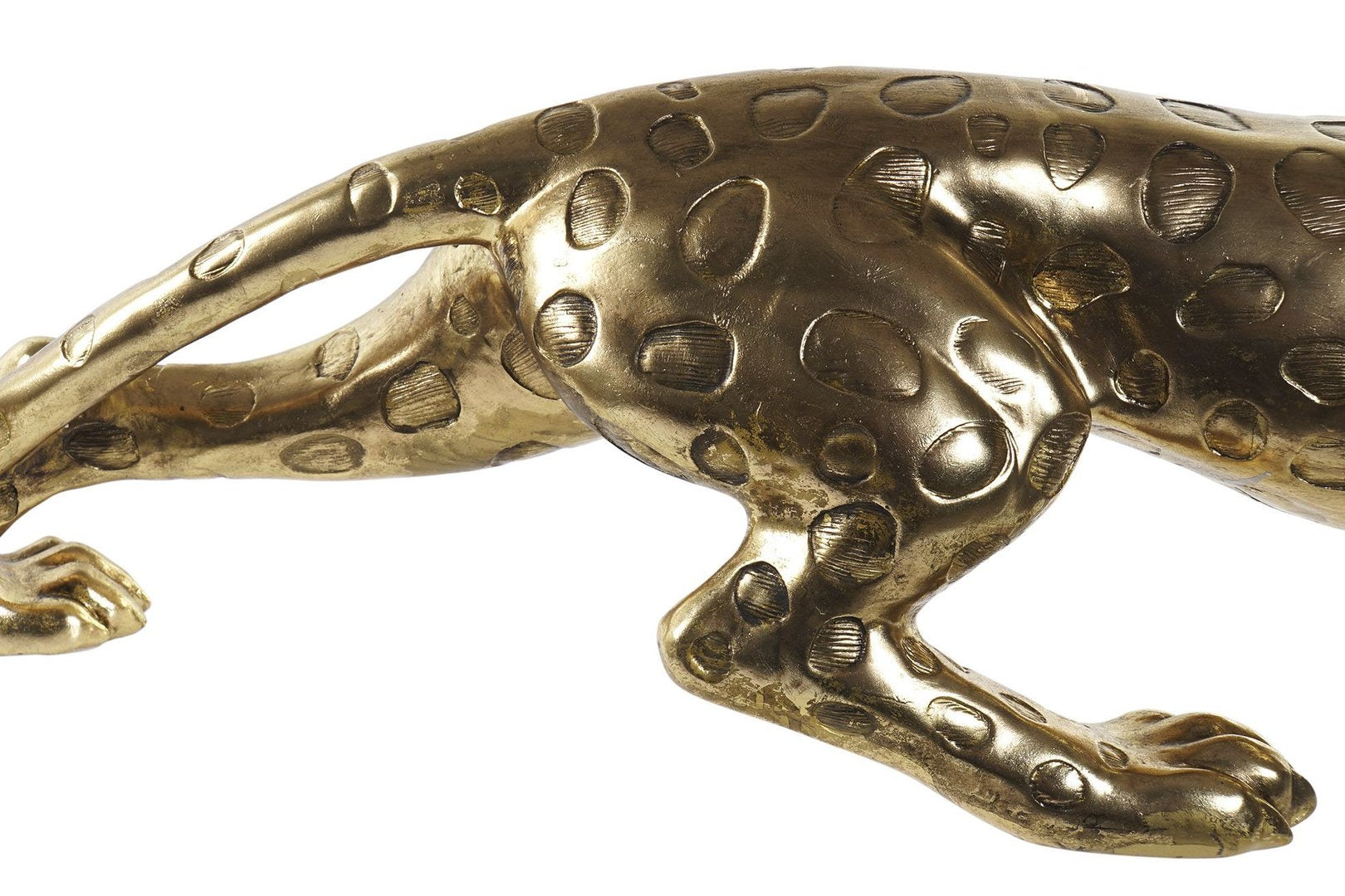 Statua pantera dorata 115cm