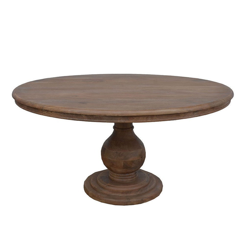 Tavolo etnico tondo gamba centrale