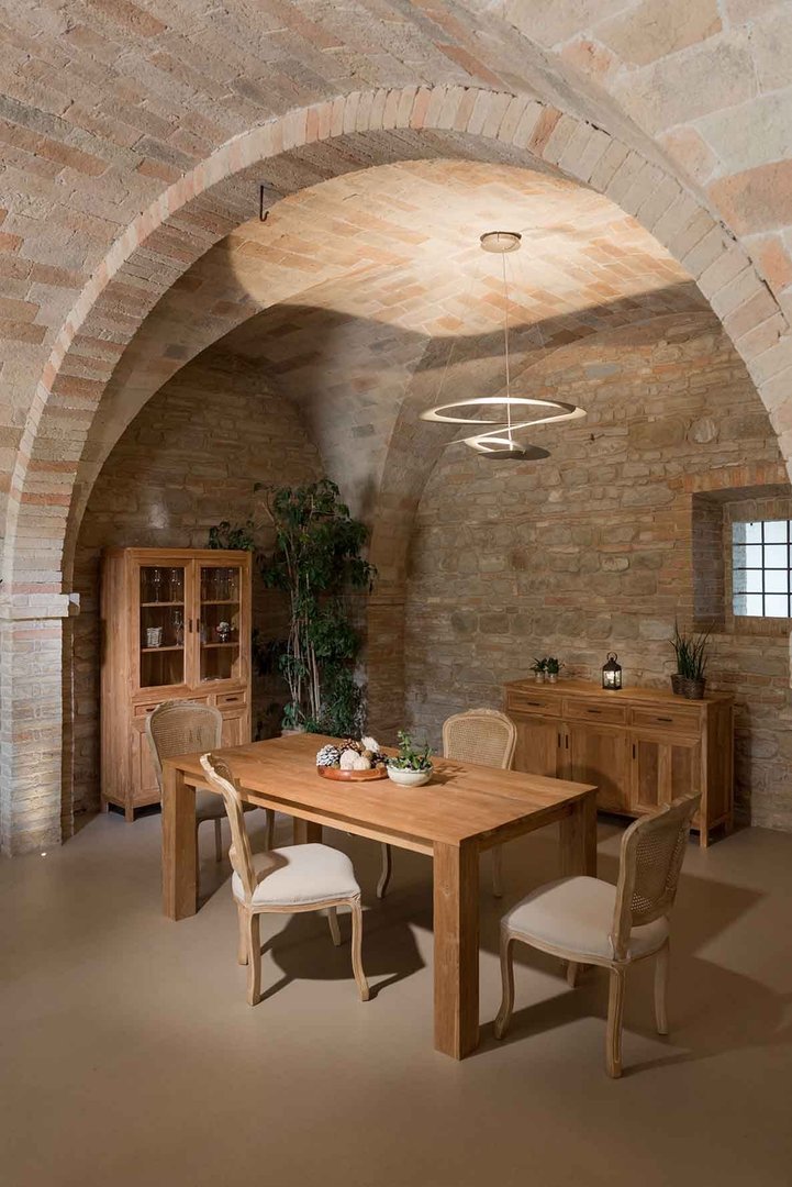 Tavolo country chic teak