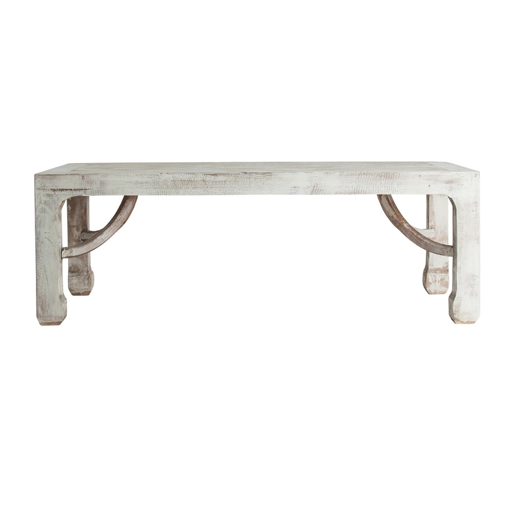 Tavolino bianco shabby chic