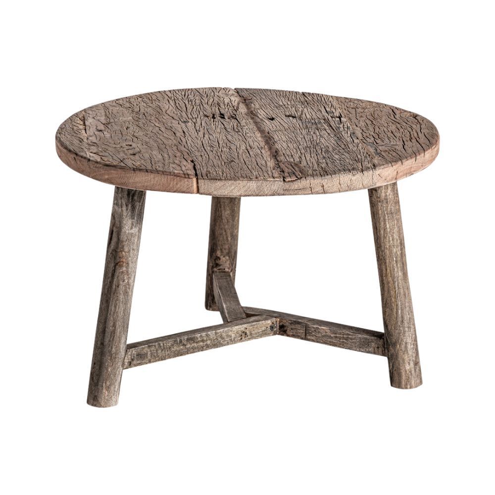 Tavolino rustico rotondo