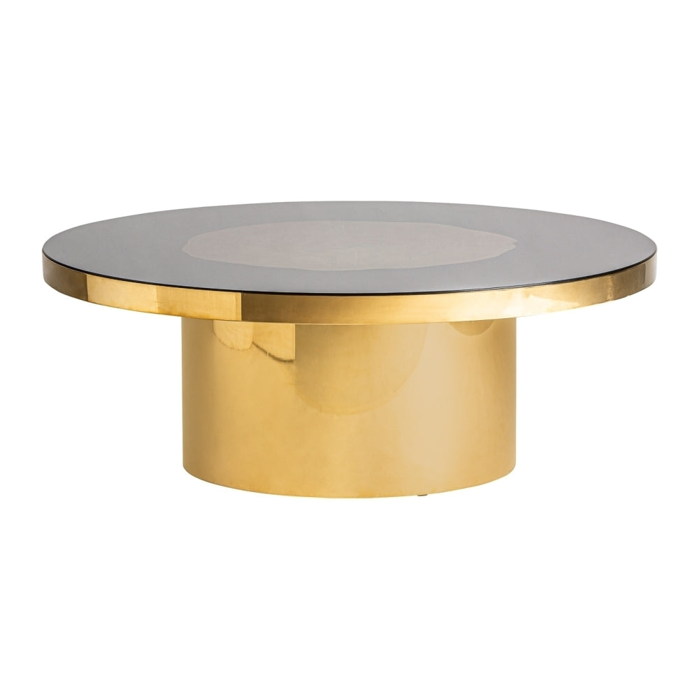 Tavolino salotto vintage dorato