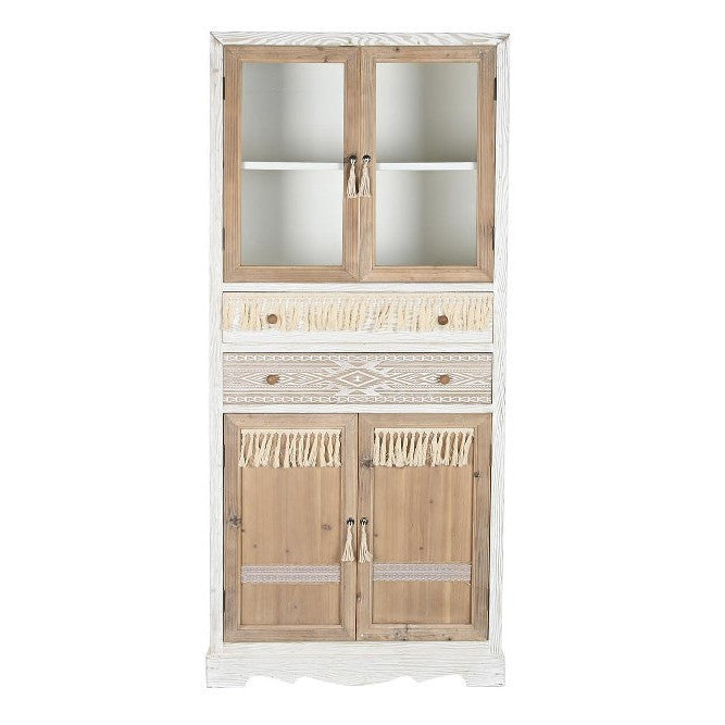 Vetrina country chic con decori