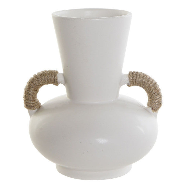 Vaso anfora bianco ceramica
