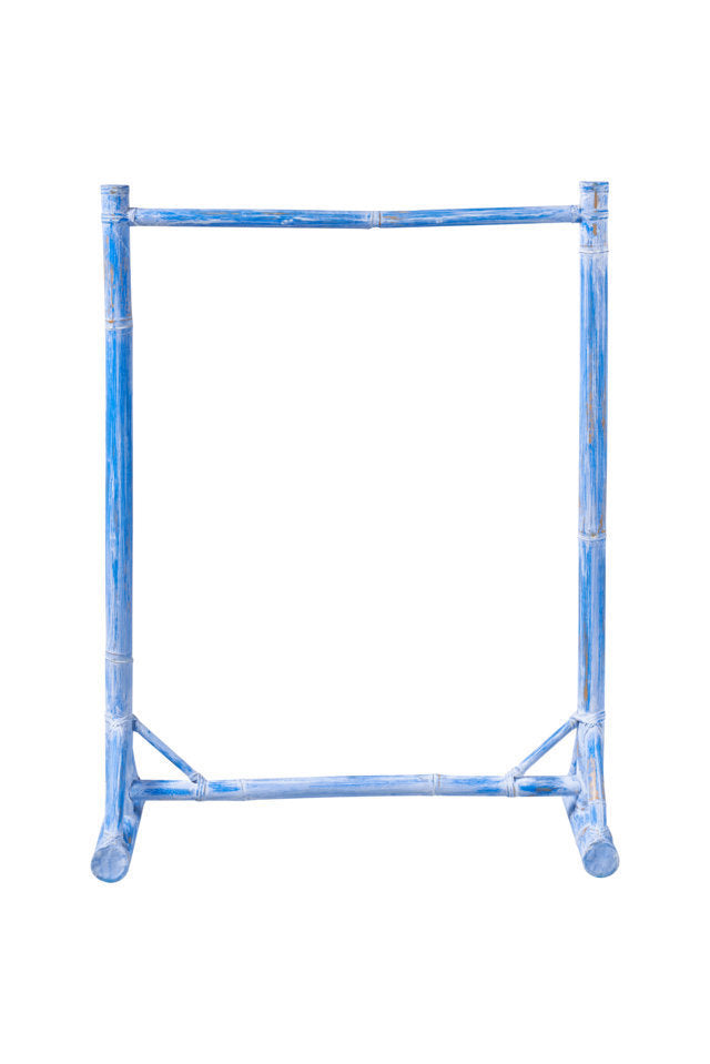 Appendiabiti in bambù azzurro