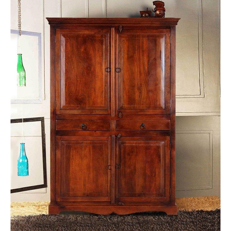 Armadio etnico colore mogano