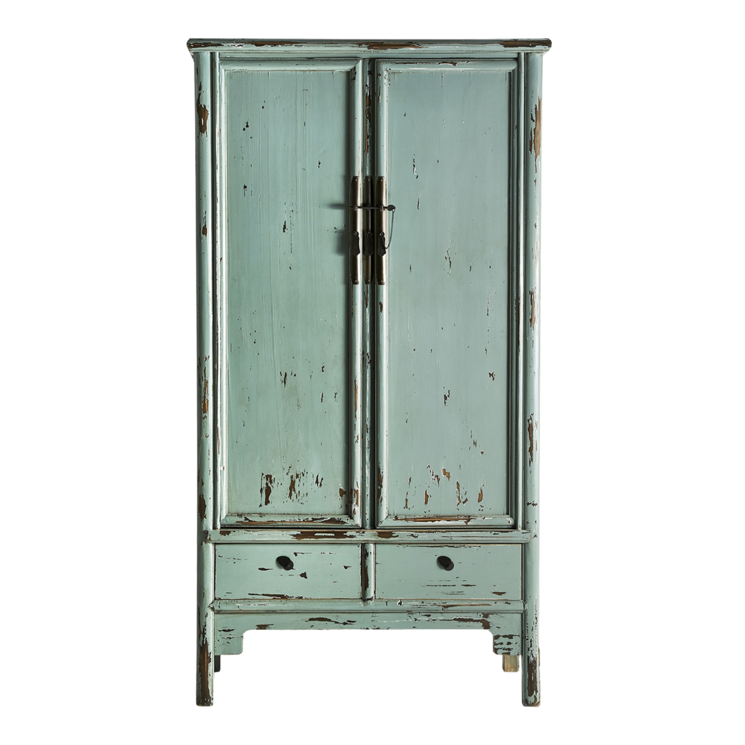 Armadio azzurro shabby
