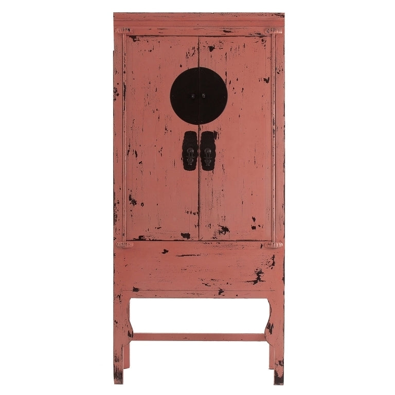 Armadio cinese orientale rosa