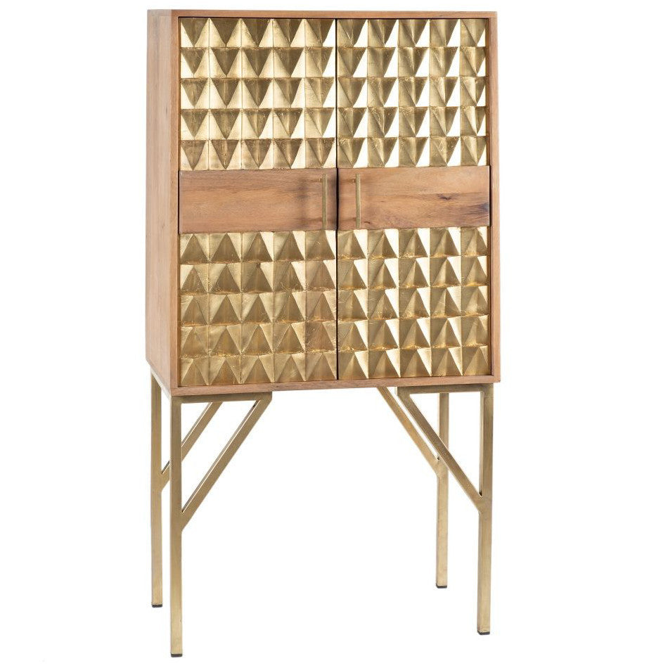 Armadio deco chic dorato