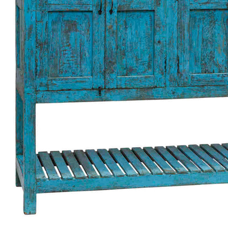 Armadio etnico indiano azzurro