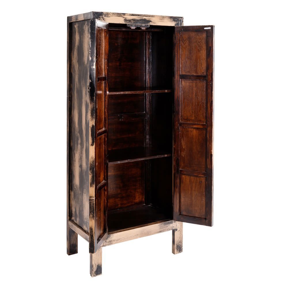 Armadio invecchiato in legno naturale