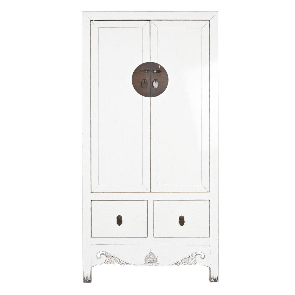 Armadio orientale bianco shabby