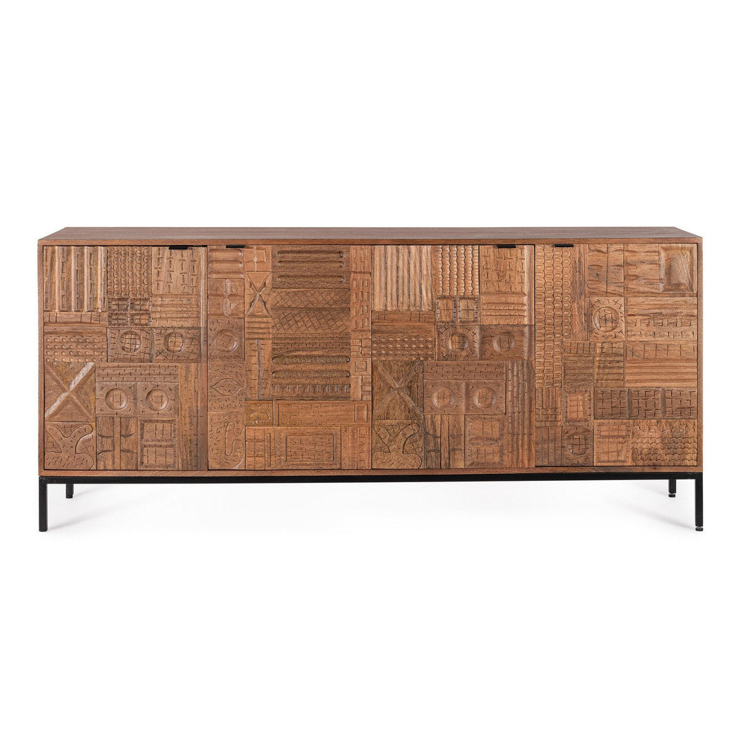 Buffet etnico intarsiato a mano 4A