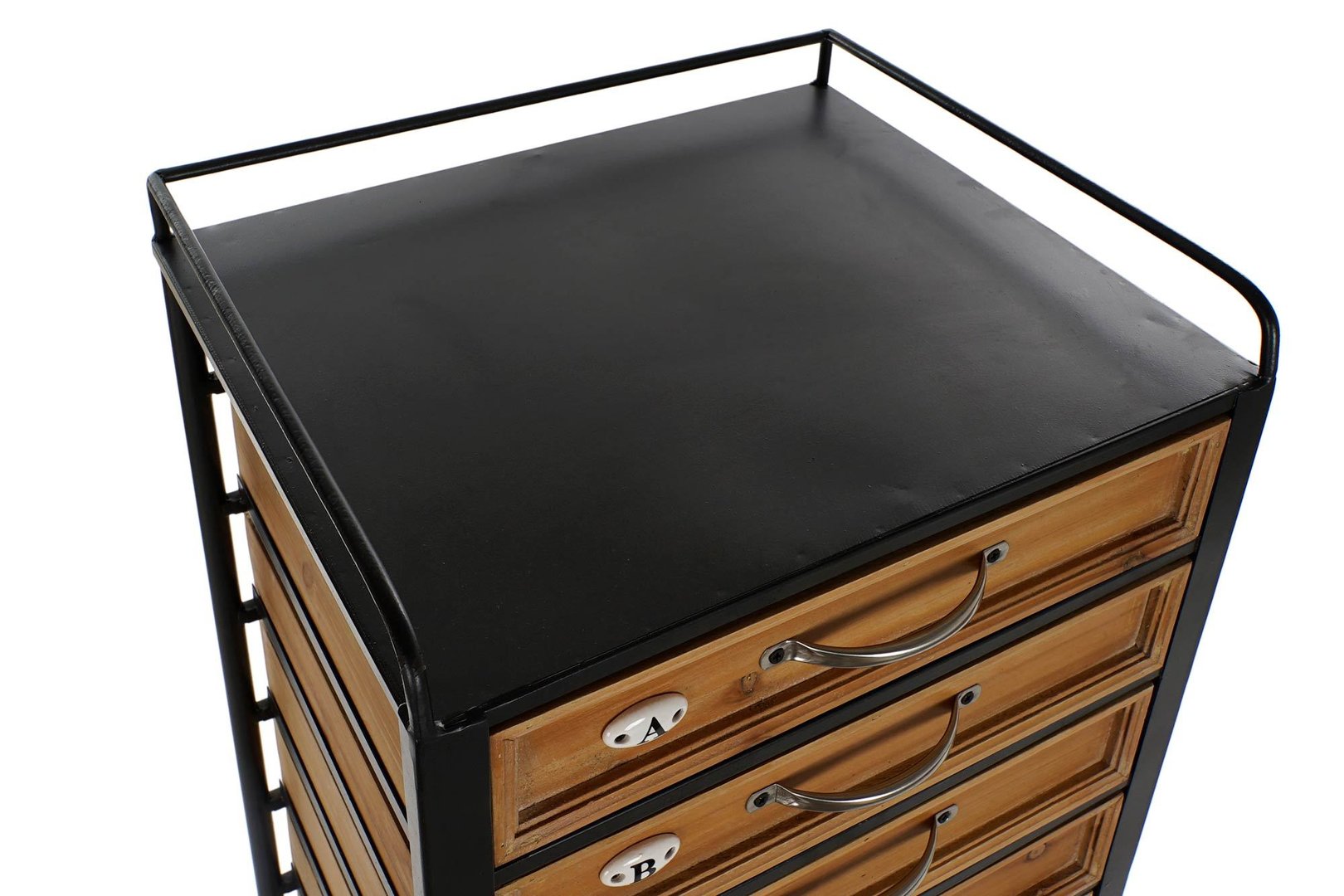 Cassettiera industrial design in ferro