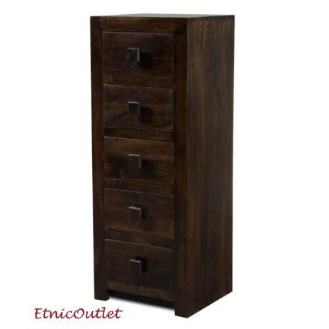 Cassettiera 5 cassetti etnica