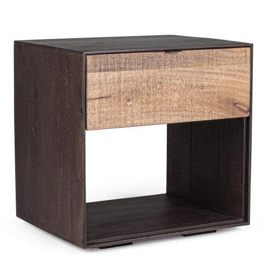 Comodino moderno etnico naturale