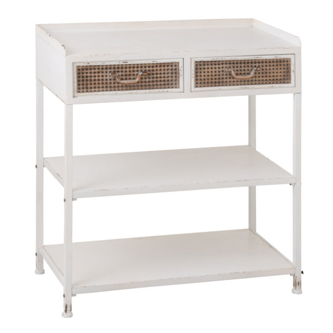 Consolle shabby chic metallo