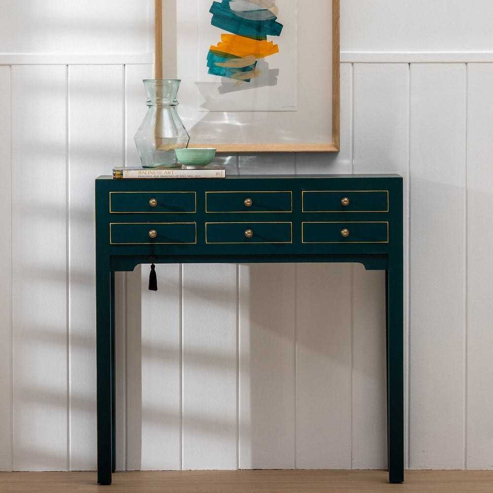 Consolle blu stile cinese