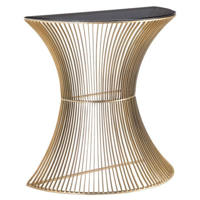 Consolle decò oro antico