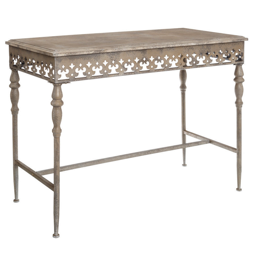 Consolle grigia anticata