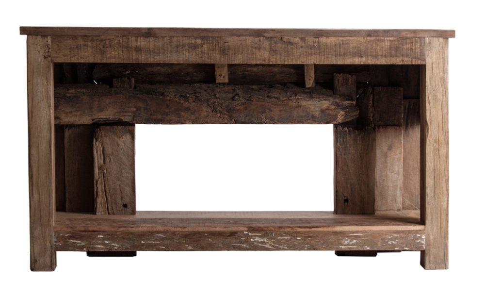 Consolle orientale intagliata artigianale