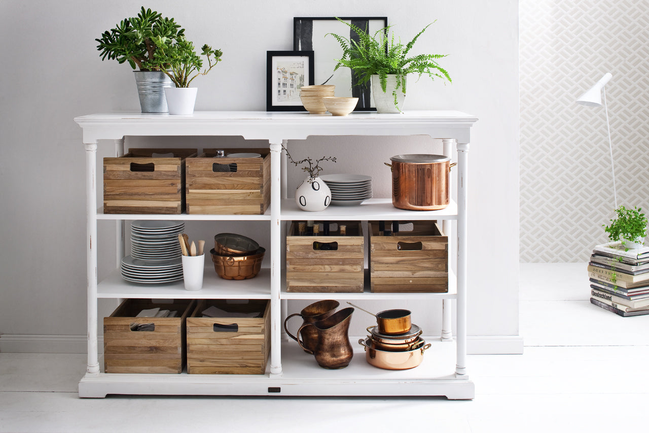 Consolle libreria shabby chic