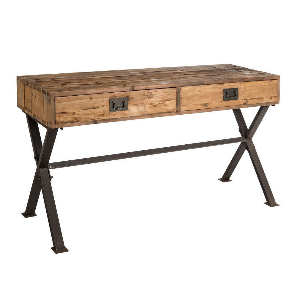 Consolle vintage base ferro