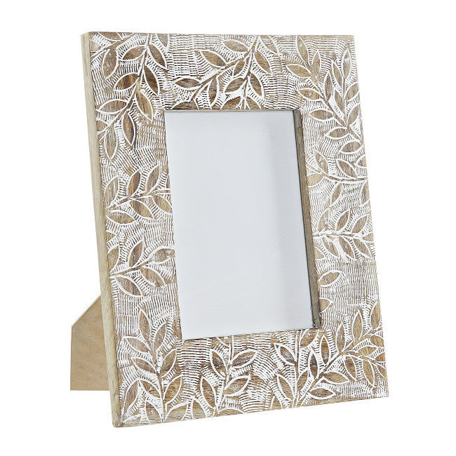 Cornice foto legno intagliato