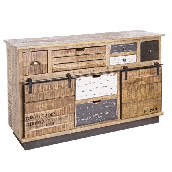 Credenza industrial etnica