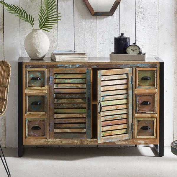 Credenza industrial color river